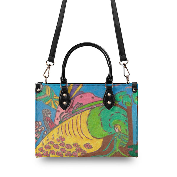 Whimsical Wonderland, Multiple Sizes Upgraded Luxury Women PU Leather Handbag