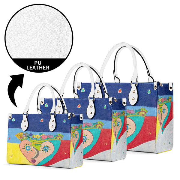 Cosmic Heart (2nd Edition) Multiple Sizes Upgraded Luxury Women PU Leather Handbag