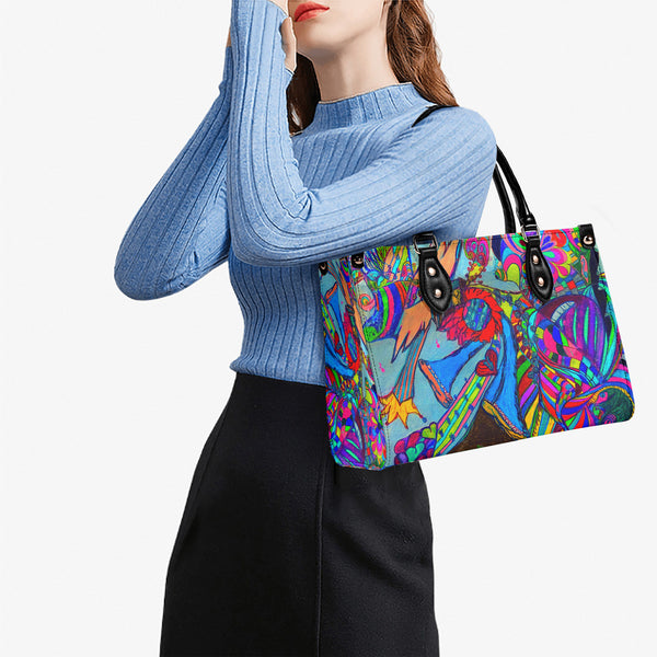 Cosmic Star "Multiple Sizes Upgraded Luxury Women PU Leather Handbag"