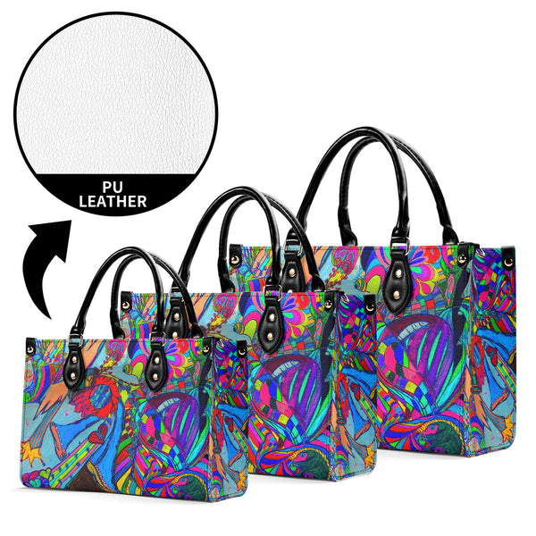 Cosmic Star "Multiple Sizes Upgraded Luxury Women PU Leather Handbag"