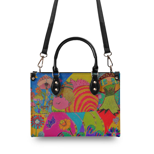 Bug Trippin' Multiple Sizes Upgraded Luxury Women PU Leather Handbag