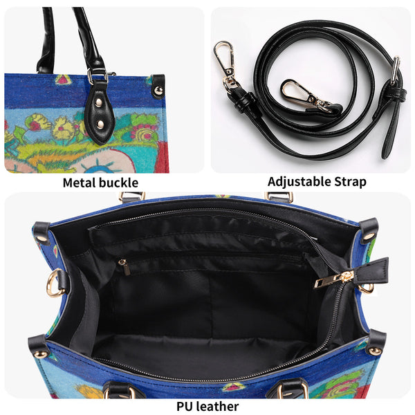 Cosmic Phoenix (1st Edition) Multiple Sizes Upgraded Luxury Women PU Leather Handbag