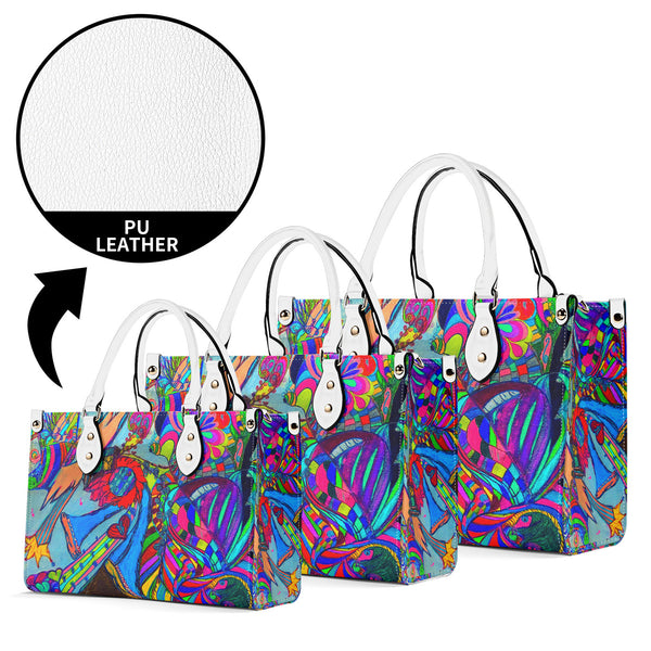 Cosmic Star "Multiple Sizes Upgraded Luxury Women PU Leather Handbag"