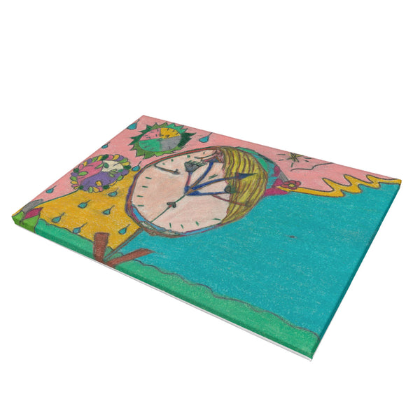 Wake Up (Timekeeper): HC_C22 Canvas with Mounting Brackets 12x18in (horizontal)