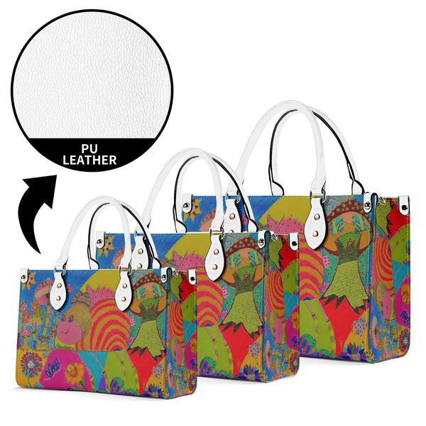 Bug Trippin' Multiple Sizes Upgraded Luxury Women PU Leather Handbag