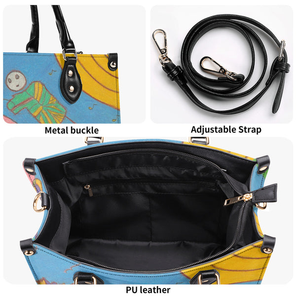 Full Moon, Multiple Sizes Upgraded Luxury Women PU Leather Handbag