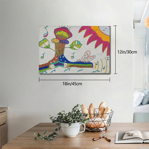 Growing Up (Renewal) HC_C22 Canvas with Mounting Brackets 12x18in (horizontal)