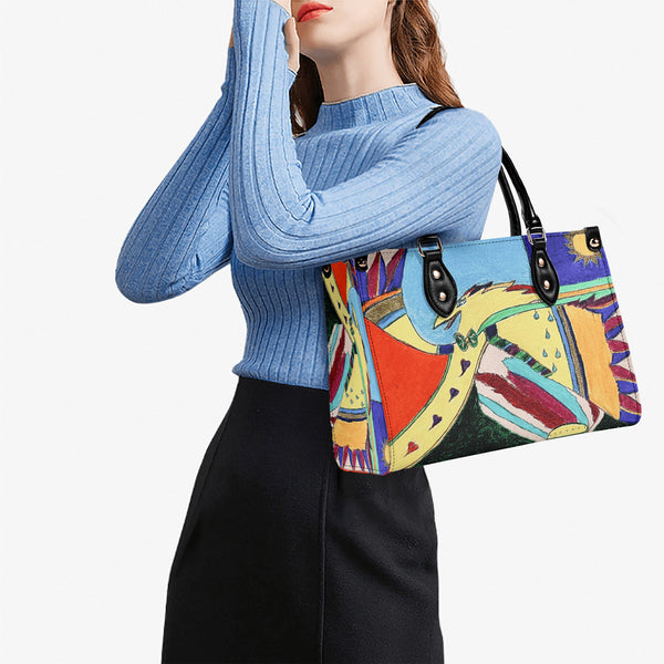 Free As A Bird, Multiple Sizes Upgraded Luxury Women PU Leather Handbag