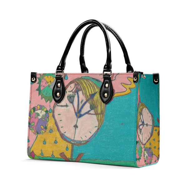 Wake Up (Timekeeper) Multiple Sizes Upgraded Luxury Women PU Leather Handbag