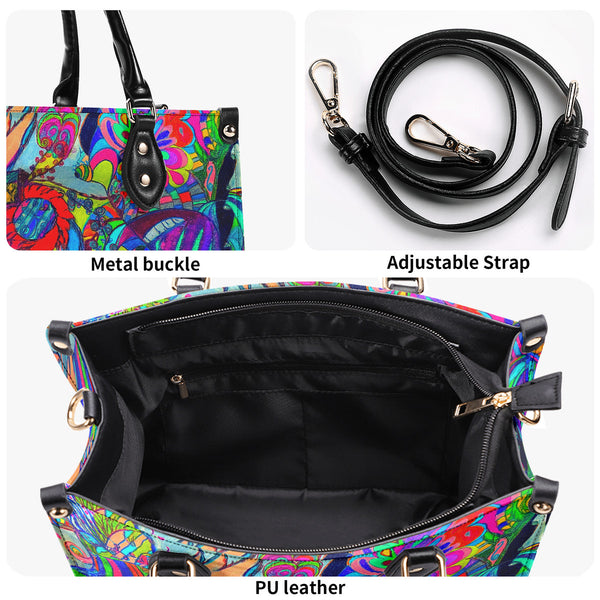Cosmic Star; 'Multiple Sizes Upgraded Luxury Women PU Leather Handbag'