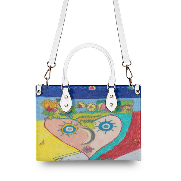 Cosmic Heart (1st Edition) Multiple Sizes Upgraded Luxury Women PU Leather Handbag