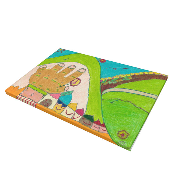 Blind Spot, HC_C22 Canvas with Mounting Brackets 12x18in (horizontal)