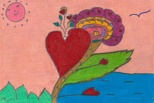 Upright in Heart: Greeting Card
