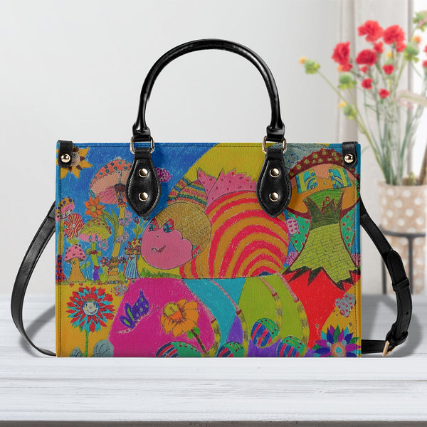 Bug Trippin' Multiple Sizes Upgraded Luxury Women PU Leather Handbag