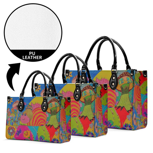 Bug Trippin' Multiple Sizes Upgraded Luxury Women PU Leather Handbag