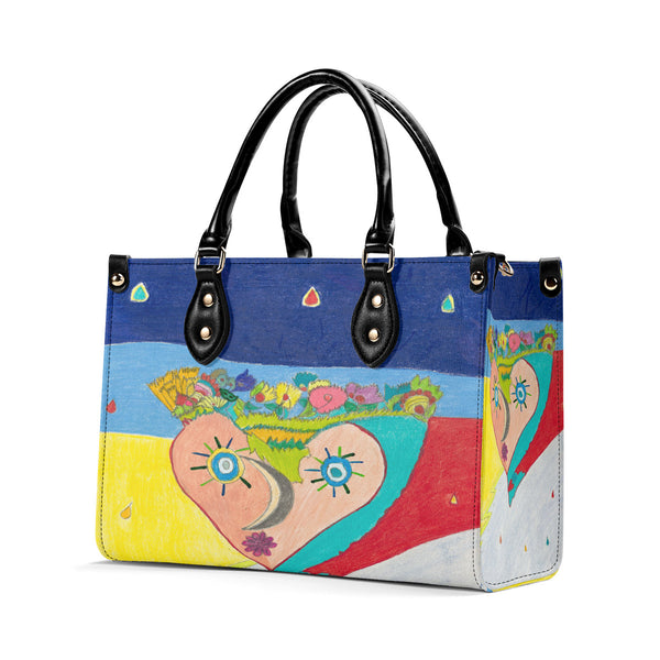 Cosmic Heart (2nd Edition) Multiple Sizes Upgraded Luxury Women PU Leather Handbag