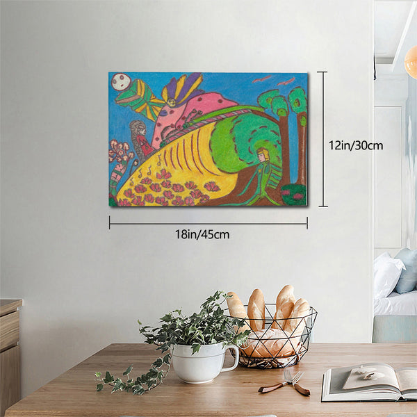 Whimsical Wonderland: HC_C22 Canvas with Mounting Brackets 12x18in (horizontal)