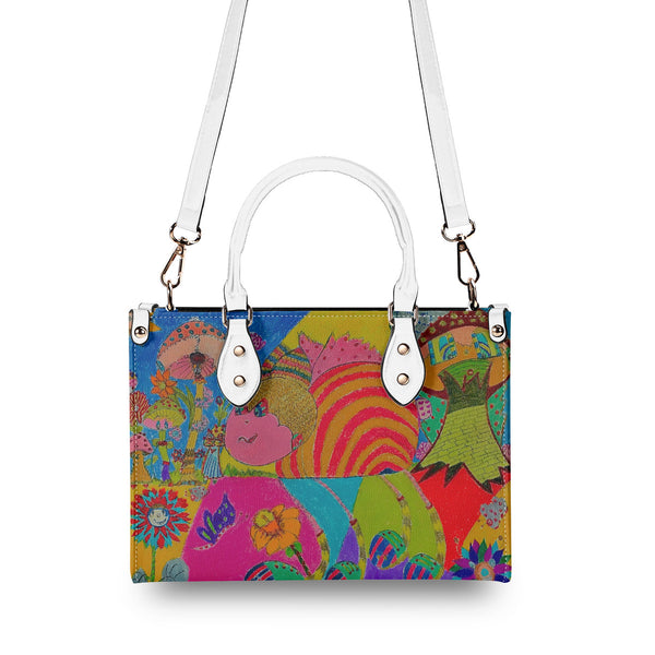 Bug Trippin' Multiple Sizes Upgraded Luxury Women PU Leather Handbag