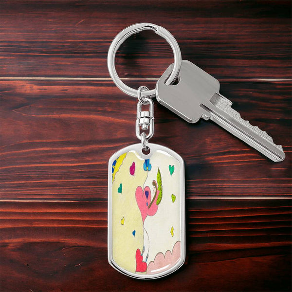 Cosmic Phoenix (1st Edition), Graphic Dog Tag Keychain