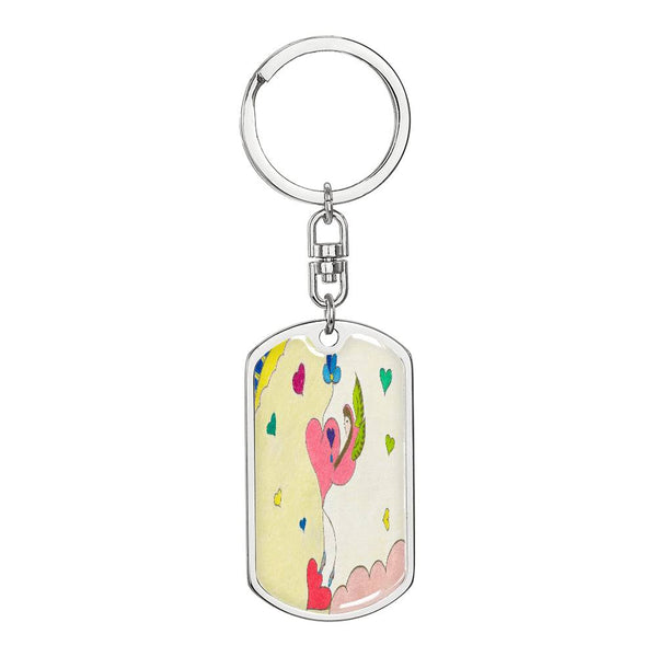 Cosmic Phoenix (1st Edition), Graphic Dog Tag Keychain