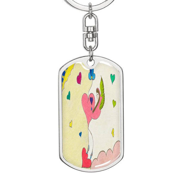 Cosmic Phoenix (1st Edition), Graphic Dog Tag Keychain