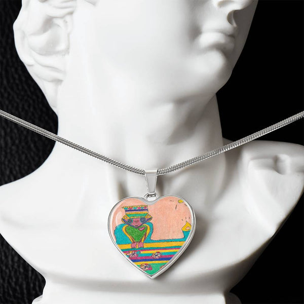 Brave Heart, Heart Luxury Necklace