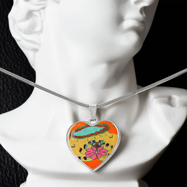 Sonic Bloom, Heart Luxury Necklace