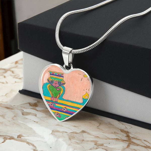 Brave Heart, Heart Luxury Necklace