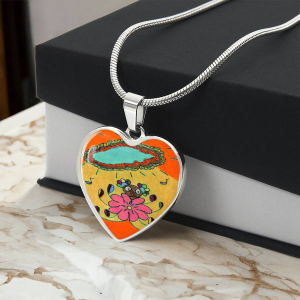 Sonic Bloom, Heart Luxury Necklace