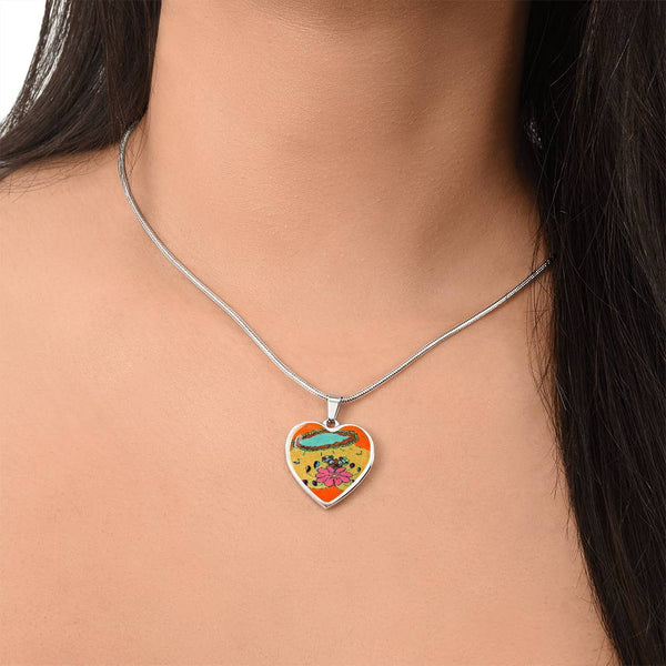 Sonic Bloom, Heart Luxury Necklace