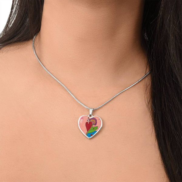 Upright in Heart (My Valentine's), Heart Luxury Necklace