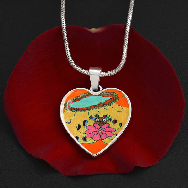 Sonic Bloom, Heart Luxury Necklace