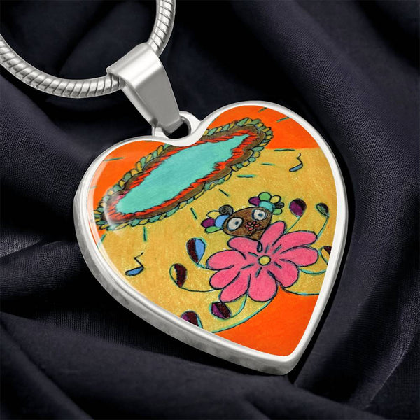 Sonic Bloom, Heart Luxury Necklace