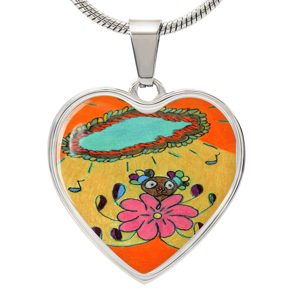 Sonic Bloom, Heart Luxury Necklace