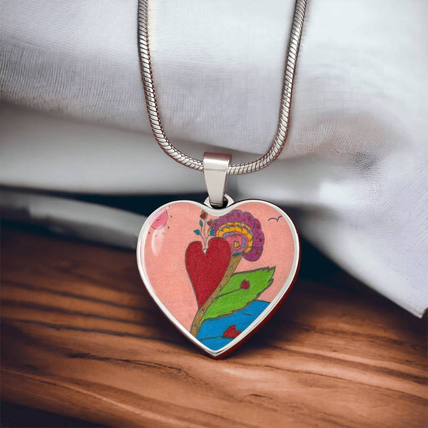 Upright in Heart (My Valentine's), Heart Luxury Necklace