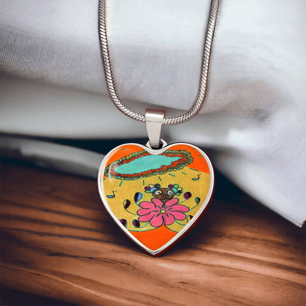 Sonic Bloom, Heart Luxury Necklace