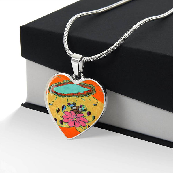 Sonic Bloom, Heart Luxury Necklace