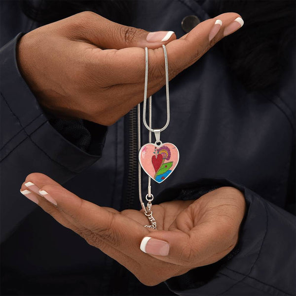 Upright in Heart (My Valentine's), Heart Luxury Necklace