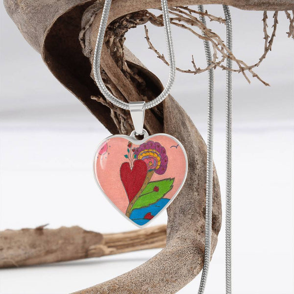 Upright in Heart (My Valentine's), Heart Luxury Necklace