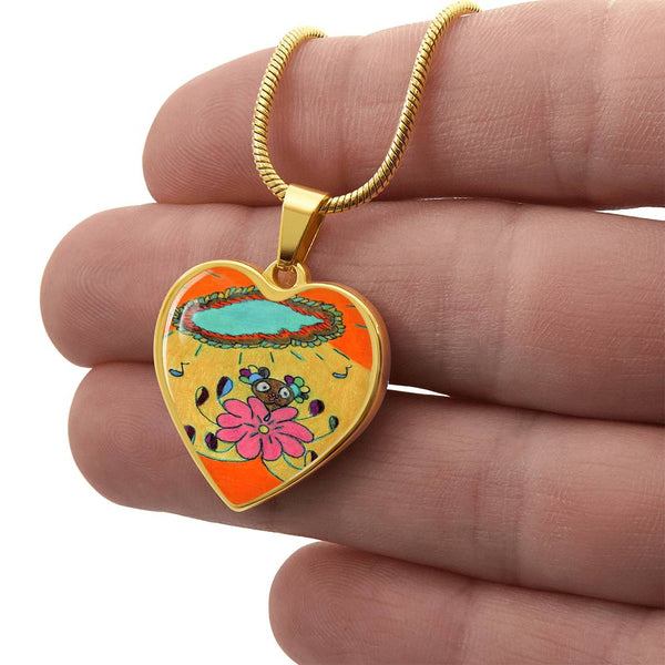 Sonic Bloom, Heart Luxury Necklace