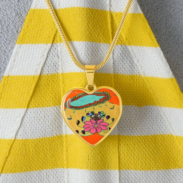 Sonic Bloom, Heart Luxury Necklace