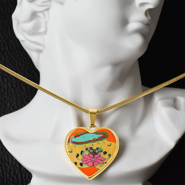 Sonic Bloom, Heart Luxury Necklace