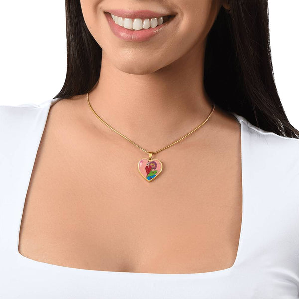 Upright in Heart (My Valentine's), Heart Luxury Necklace