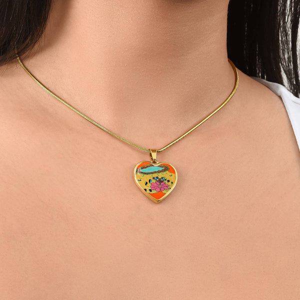 Sonic Bloom, Heart Luxury Necklace