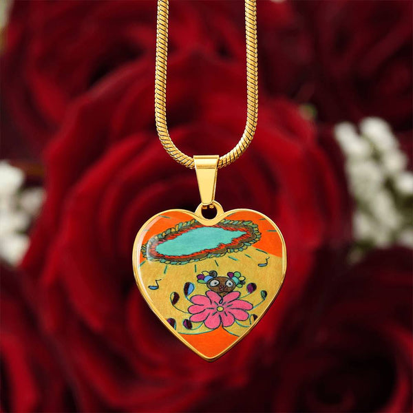 Sonic Bloom, Heart Luxury Necklace