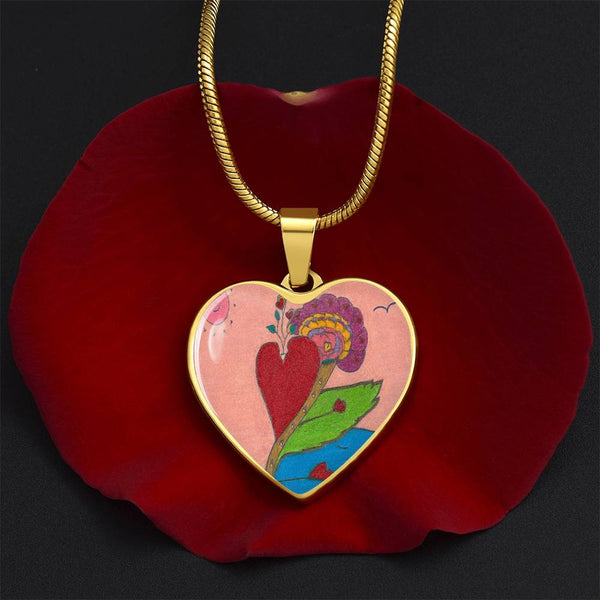 Upright in Heart (My Valentine's), Heart Luxury Necklace