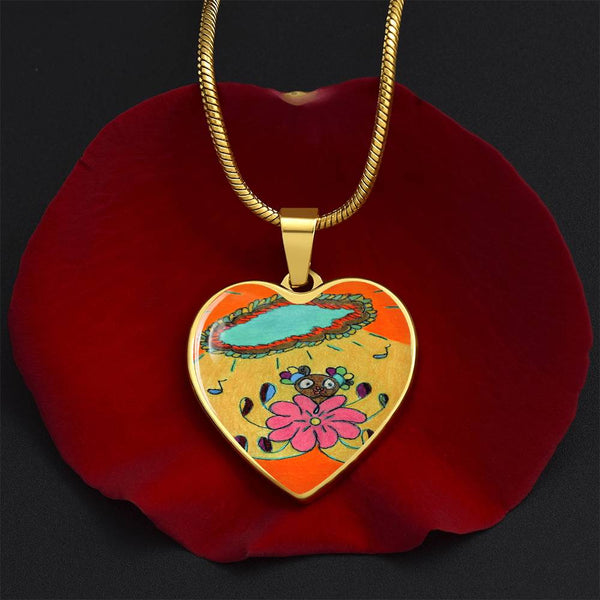 Sonic Bloom, Heart Luxury Necklace