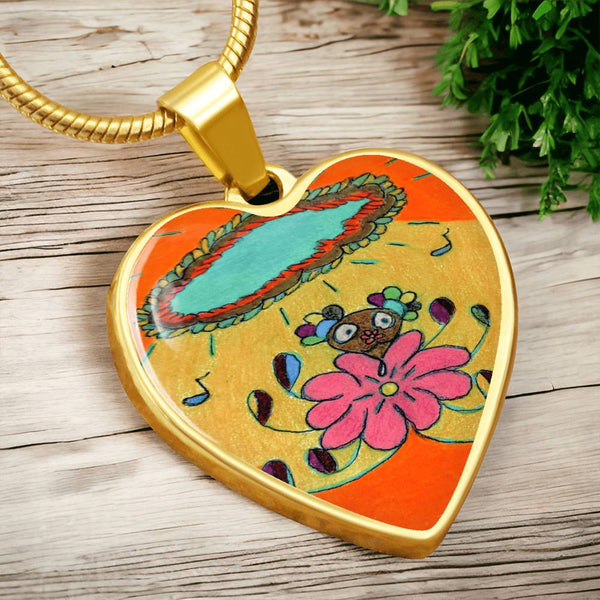 Sonic Bloom, Heart Luxury Necklace