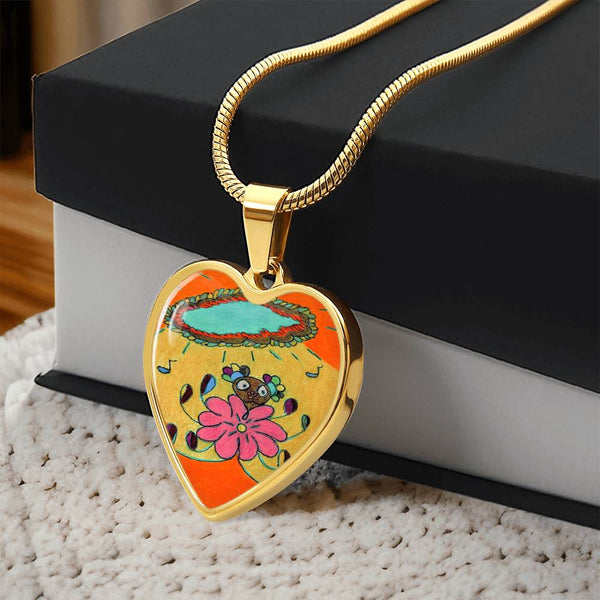 Sonic Bloom, Heart Luxury Necklace