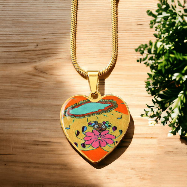 Sonic Bloom, Heart Luxury Necklace